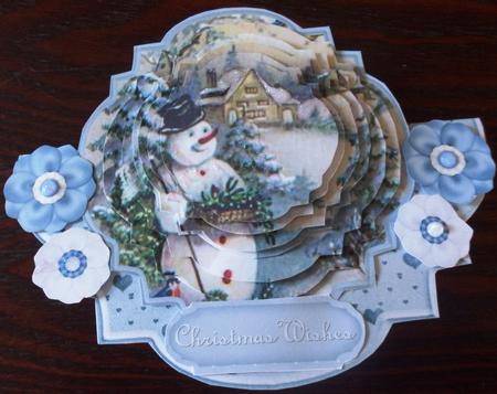 The Night Before Christmas - Shaped Wobble Card Mini-kit by Helen Gomm