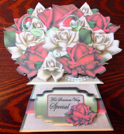 Hand-tied Bouquet - Summer Roses - Mini Kit by Helen Gomm