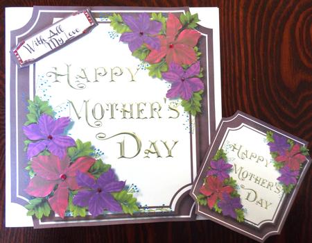 Lovely Mother's Day Greetings with Flowers  by Helen Gomm