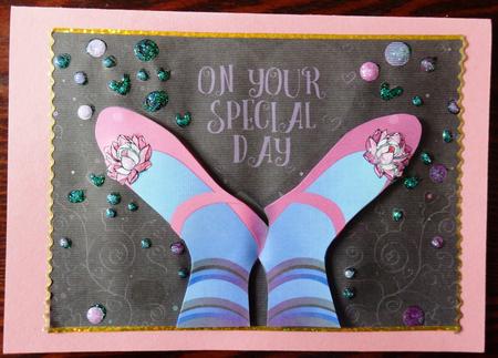 Pretty Dancing Shoes for a Special Girl - Topper by Helen Gomm