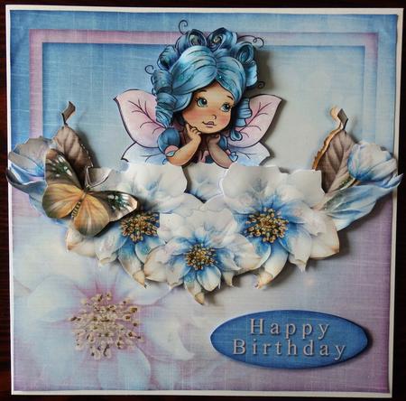 Pastel Colors Little Angel 842 by Helen Gomm