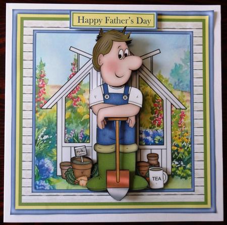 Gardening Dave Mini Kit Birthday/father's Day/retirement by Helen Gomm