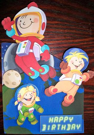 Space Kids Shaped. by Helen Gomm