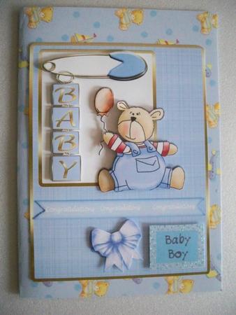 Nappy Pin Baby Boy by Helen Gomm