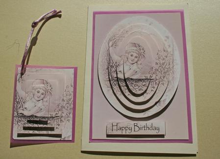 Pretty Girl Pyramid in Sepia by Helen Harding-Shepphard