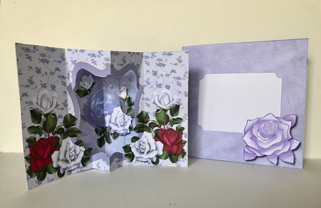 Roses  for you - Window Card by Helen Howell