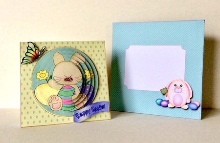 Hoppy Easter - Pyramage Tent Card by Helen Howell