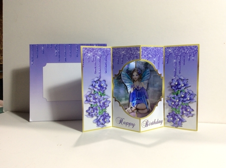Purple Magic - Window Card  by Helen Howell