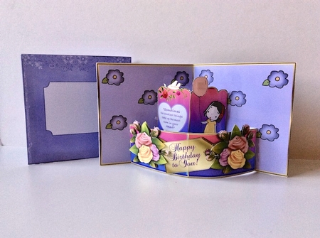 Double Panel Pop Out Card 1 - Multi Occasions Card  by Helen Howell