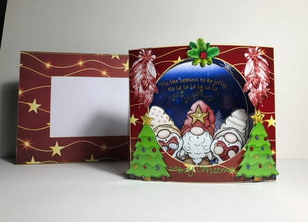 Carolling Gnomes - Diorama  by Helen Howell