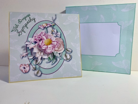 Sympathy Bouquet - Tent Card by Helen Howell