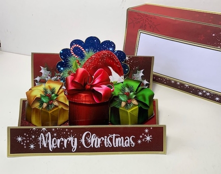 Merry Christmas 5 Stepper Card by Helen Howell