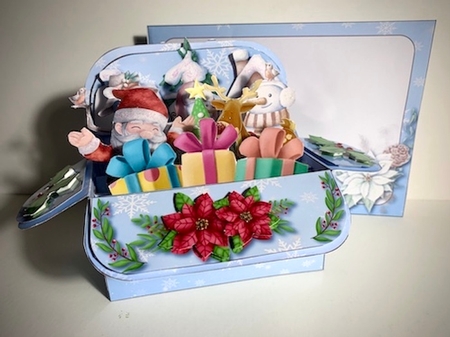 Santa Wishes You... Pop Up Box by Helen Howell