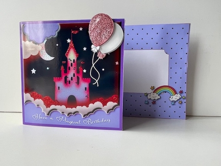 MagicalCastle -Illusion Papercut Card by Helen Howell