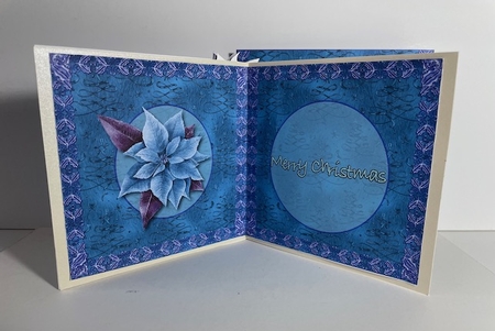 Christmas Bauble - An illusion paper cut card.  by Helen Howell