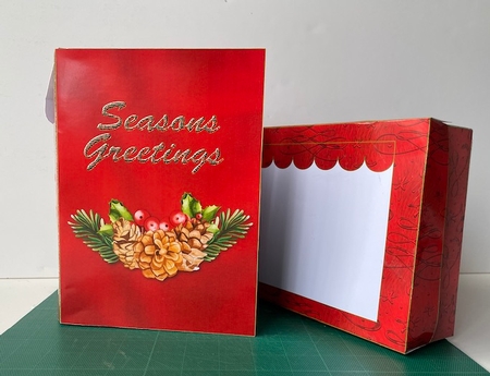 The Christmas Shop  - 3D shop front + Card + Box by Helen Howell