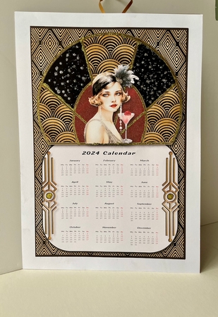 Art Deco Calendar 2024 by Helen Howell