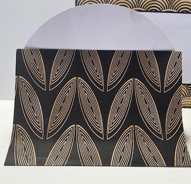 Art Deco Easel Card - Unisex by Helen Howell