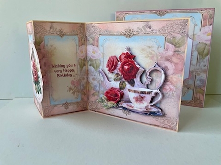 Roses are Red - Fold Back Card by Helen Howell