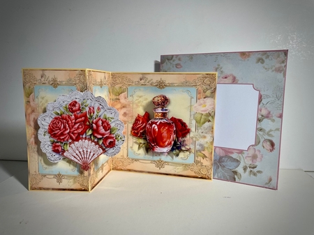 Roses are Red 2 - Fold Back Card by Helen Howell