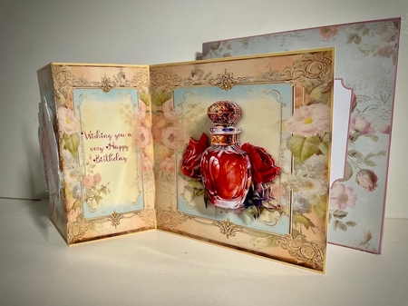 Roses are Red 2 - Fold Back Card by Helen Howell