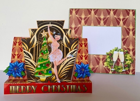 Merry Christmas Jazz - Stepper Card by Helen Howell