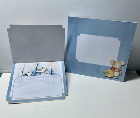 Mousey Christmas - Tent Card by Helen Howell