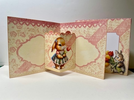 Bunny Pop Out 2 - Multi Occasions Card by Helen Howell