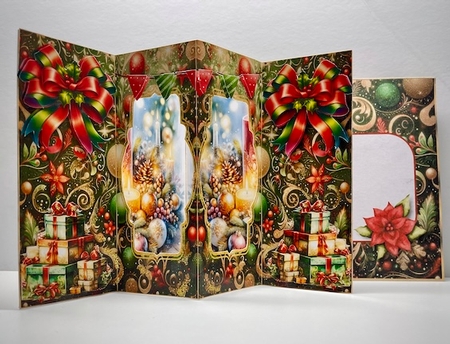 A Traditional Christmas - Double Window Card by Helen Howell