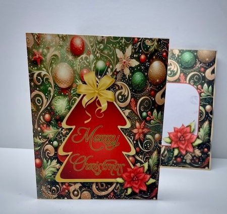 A Traditional Christmas - Double Window Card by Helen Howell