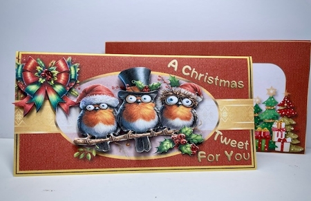 The Robin Gang 1 - Cut and fold card. by Helen Howell
