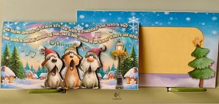 We three Hounds of Orient are... by Helen Howell
