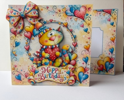 Birthday Cat by Helen Howell