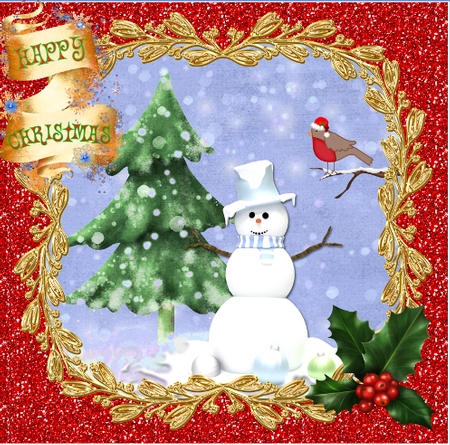 Cute Snowman by Helen Howell