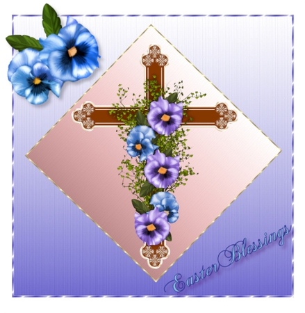 Ombrae Textured Backgrounds Easter Morn by Helen Howell