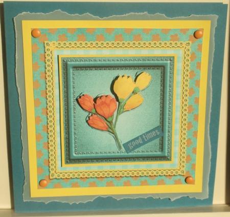 Freesia Decoupage by Helen Jennings