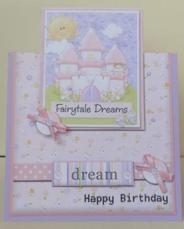 Dream Fairytale Dreams Happy Birthday No Hole Over the Edge by Helen Jennings
