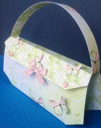 Butterfly Garden Handbag Novelty Gift Bag by Helen Jennings