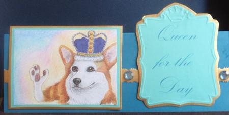 A4 She Was Queen of the Corgis by Helen Jennings
