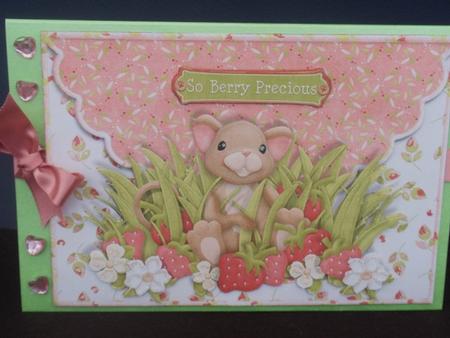 So Berry Precious Scalloped Edge Envelope Card by Helen Jennings