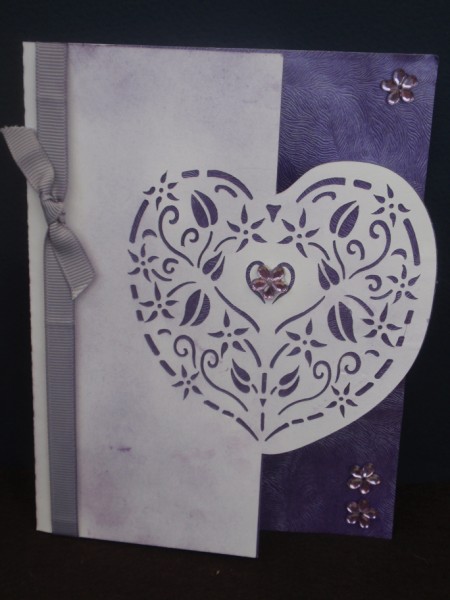 Heart Over The Edge Card by Helen Jennings