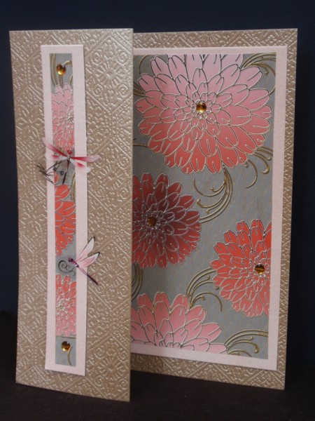 Pink Tones 1 Mega Flowers A4 Backing Paper by Helen Jennings