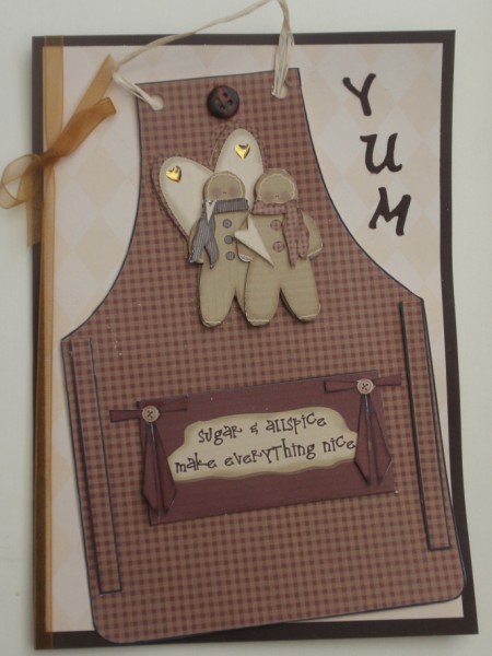 Gingerbread Apron Sheet by Helen Jennings