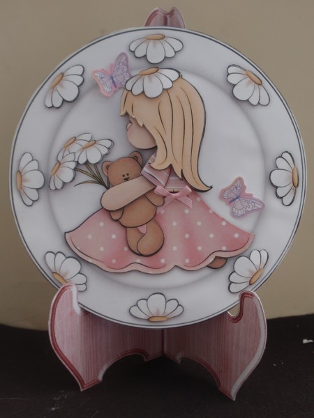 Little Miss Sunshine Plate Card Kit by Helen Jennings