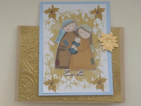 A4 Mary,joseph and Jesus by Helen Jennings