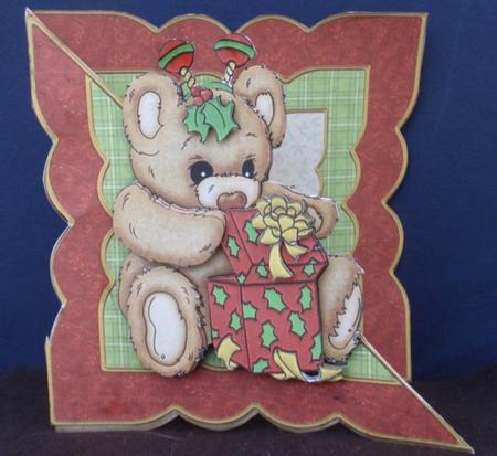 Beeny Bopper Bear Christmas Over the Edge by Helen Jennings