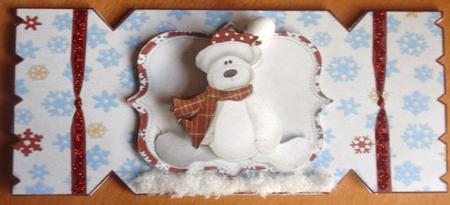Christmas Bear Cracker by Helen Jennings