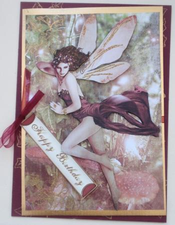 Forest Fairy Acantha Crimson by Helen Jennings