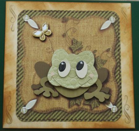 Lunch Frog Card Topper 2 by Helen Jennings