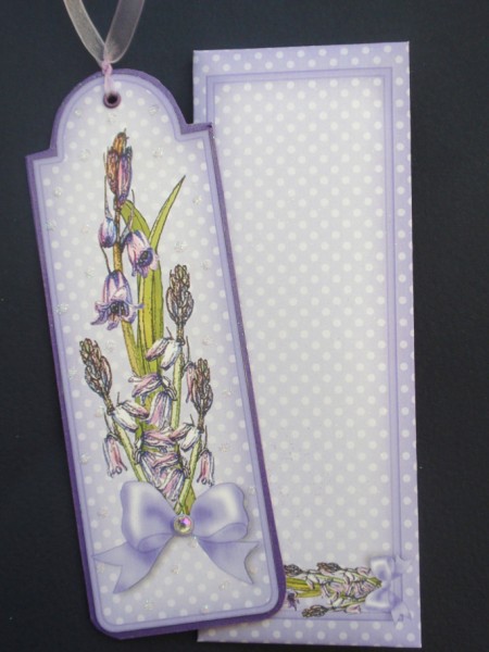 Bluebellsl Bookmark Card N Envelope by Helen Jennings